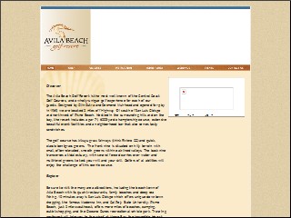 Web site www.avilabeachresort.com, Avila Beach Golf Resort