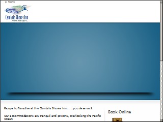 Web site www.cambriashores.com, Cambria Shores Inn