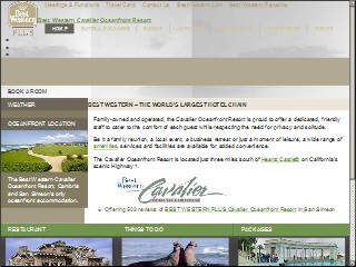 Web site www.cavalierresort.com, Cavalier Oceanfort Resort