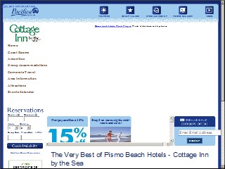 Web site www.cottage-inn.com, Cottage Inn By The Sea