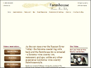 Web site www.farmhouseinn.com, Farmhouse Inn