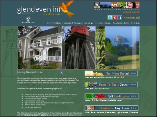 Web site www.glendeven.com, Glendeven Inn Of Little River