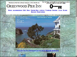 Web site www.greenwoodpierinn.com, Greenwood Pier Cafe