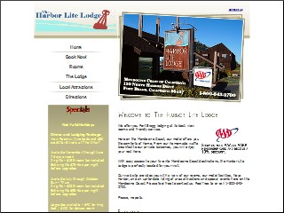 Web site www.harborlitelodge.com, Harbor Lite Lodge