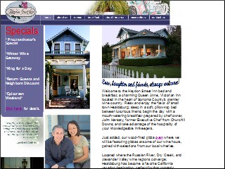 Web site www.haydon.com, Haydon Street Inn