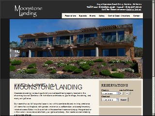 Web site www.moonstonelanding.com, Moonstone Landing