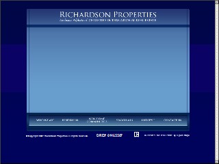 Web site www.richardsonproperties.com, Richardson Properties