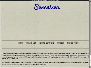 Web site www.serenisea.com, Moon Star House
