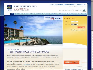 Web site www.shorecliff.com, Best Western Shore Cliff Lodge