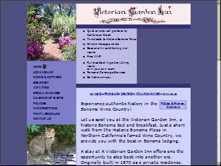 Web site www.victoriangardeninn.com, Victorian Garden Inn B & B